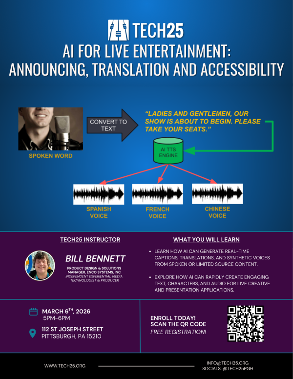 Photo for AI for Live Entertainment: Announcing, Translation and Accessibility